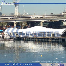 Flotador flotante marina de acero para dragado y construcción marina (USA-1-015)